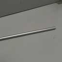 Silver Curtain Rod 32 to 58 Inch, Decorative Drapery Rods, 2 Pack