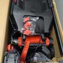 MZK 30V 18" Cordless Lawn Mower, Walk-Behind Lawn Mower with Grass Bag