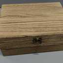 Pinzoveco Jewelry Box for Women, Rustic Wooden Jewelry Organizer Box for Storage Earrings Rings Necklace Bracelet, Farmhouse Style Wood Jewelry Boxes & Organizers (Torched Wood Color)