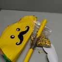 Sratte Taco Piata Mexican Themed Party Piata with Stick Blindfold Confetti Carnival Mexican Cinco De Mayo Fiesta Game for Cinco De Mayo Fiesta Theme Birthday Party, 16 x 8 x 3 Inch
