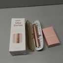 Aquasonic Vibe Series Ultra-Whitening Toothbrush  ADA Accepted Electric Toothbrush - 8 Brush Heads & Travel Case  40,000 VPM Motor & Wireless Charging - 4 Modes w Smart Timer  Satin Rose Gold