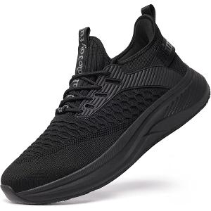 Joyfulti Men's Breathable Running Shoes – Lightweight Walking Sneakers, Slip-Resistant Athletic Fashion Shoes for Gym, Work & Daily Wear | Big Sizes / EU Size 50, US Men's 15.5