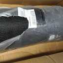 Xpose Safety Construction Safety Netting 8.5' x 150', 1/4" Mesh Scaffold Safety Net, Temporary Material Roll, Visibility Fence, Heavy-Duty Fire Retardant, Black