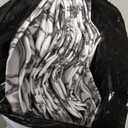 DriftAway Tree Branch Lined Valance Double Layer Blackout Thermal Insulated Abstract Ink Printing Window Curtain Valance Rod Pocket 52 Inch by 18 Inch Plus 2 Inch Header Silver Gray 1 Pack