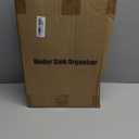 PXRACK Under Sink Organizer, Adjustable Height, 2-Pack 2 Tier Pull Out Under Cabinet Organizer, Slide Out Thickened Metal Under Sink Storage for Kitchen Bathroom Laundry Pantry Cabinet, L, White