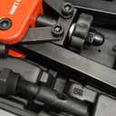 WETOLS Rivet Nut Tool Kit, 14-Inch Rivnut Tool with 7 Metric and SAE Mandrels, Professional Hand Riveter with 70Pcs Rivnuts Assortment Kit, Manual Rivet Nut Gun with Rugged BMC Case