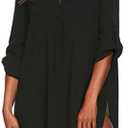 Ekouaer Beach Cover Ups for Women Bikini Swimsuit Coverup Beach Dress Shirt Size L