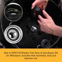 6-2095720 Washer Tub Stem & Seal Repair Kit Compatible with Whirlpool Maytag Replacement AP4390013 PS2351899 Includes Hub Assembly Seal and Spanner nut