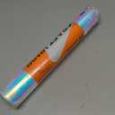 WRAPXPERT Glow in the Dark Permanent Adhesive Vinyl Holographic Iridescent Vinyl Opal White Glow Green for Wrap,Stickers,Decal,Lettering,12" x5ft