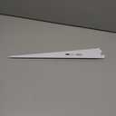 Rubbermaid 14-1/2 in. D White Twin Track Bracket