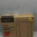 Lianjindun Toilet Safety Rails, Adjustable Toilet Frame for Elderly, Seniors, Handicap & Disabled, Foldable Handicap Toilet Handles Fit Any Toilets (300 LB) (Gray)