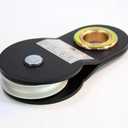 SALMAN 10 Ton Aluminum Wheel Snatch Block with Steel Sheath Pulley Blocks 22000 LBS Capacity Offroad Recovery Winch Accessory