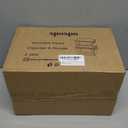 2 Pack Trash Bag Holder with Bamboo Lid, Stackable Trashbag Dispenser, Extra Large Garbage Bag Holder for Kitchen Laundry Room Under Sink Organization and Storage