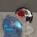 Torchbeam Tail Light Assembly Compatible with Beetle 1998 1999 2000 2001 2002 2003 2004 2005 OE Tail Light Brake Lamps Replacement for Driver and Passenger Side Chrome Housing Clear Lens