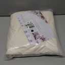 10x10ft Wrinkle Free Ivory Backdrop Curtain for Parties Soft Fabric Drapes Wedding Ivory Curtain Backdrop for Birthday Party Decorations Background for Photography 5x10ft,2 Panels