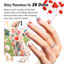 GELLEN 24pcs Gel Nail Polish Set, 20 Colors UV Gel Polish Red Blue Green Hema TMPTA TPO 3-free with Base Coat and Glossy Matte Cateye Top Coat, All Seasons NailGel for Christmas Gift Women Girls