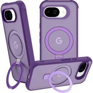 Compatible with Google Pixel 10a Case with Stand, Purple