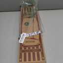 Eyliden 17" Rubber Floor Squeegee, Quick Water & Foam Removal Broom | Heavy-Duty, Dual-Action Push & Scrape, Squeegee for Shower Glass Concrete Garage Commercial Epoxy Floors (Brown)