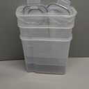 Cereal Containers Storage 3 Pack 135 fl. oz Cereal Dispenser Countertop, Airtight Food Storage Containers for Pantry Organization and Storage, Bpa-free Cereal Storage Container with Marker & Labels