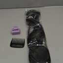 ALXNAN Clip in Hair Extensions, Black Long Wavy Hair Extensions for Women Clip Ins Soft Full Head Synthetic Hairpieces 20 Inch