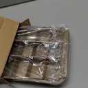 Brownie Pans with Dividers, Non-Stick Brownie Baking Tray with Slicers, Baking Sheet with 18 Pre-Cut Molds, Rectangular Pans for Oven Baking Bread, Brownie, Cake, 12 x 8 Inches, Oven/Dishwasher Safe