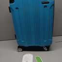 Rockland London Hardside Spinner Wheel Luggage, Carry-On 20", Turquoise