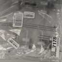 TOPIA HANGER 4 Tier Metal Skirt Hangers for Women, Pants Hanger Space Saving with Adjustable Clips, Gain 70% More Space, Non Slip Grip for Slacks, Trousers, Shorts, Jeans, Towels, Black, 2-Pack, CT20B