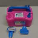 Balloon Pump Electric,110V 600W Balloon Blower Inflator Dual Nozzle Air Pump Balloons Inflator for Decoration, Party, Sport,Gifts:2 Balloon Tying Tools (Rose Red)