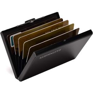 EASTNIGHTS RFID Credit Card Holder Metal Wallet Slim Credit Card Case Protector Business Card Holder for Men or Women