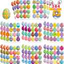 384 PCS Easter Egg Stickers for Kids - Easter Treats for Kids Envelop Seals Easter Basket Stuffers