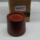 Wood Bed Furniture Risers Blocks - 3 inch Set of 4 Bed Risers, Heavy Duty Solid Wood Round Risers, Sofa Riser with Non-Slip Pad, Create Storage Space and Easy Cleaning for The Sweeper