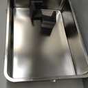 XXXL Stainless Steel Cat Litter Box, 28" L x 19.7" W x 12" H Extra Large Semi Enclosed Removable Metal Litter Tray with High Sided Enclosure, Scoop, Anti-Leakage, Non-Sticky, Easy Cleaning