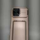 SSLOTSCASE for iPhone 17 Pro Max Case with Wallet & Sliding Lens Cover & Kickstand & Credit Card Holder & Camera Stand, Military-Grade Protection Phone Case Cover for iPhone 17 Pro Max 2025, Rose Gold