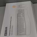 Ergonomic Keyboard and Mouse Combo - Full Size Keyboard Cordless with Palm Wrist Rest Ergonomic Mouse Wireless for Windows Computers Laptops - Pink (Upgrade)