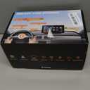 HAUXIY Wireless Apple Carplay Screen for Car, 7" HD Touchscreen with Apple Carplay & Android Auto, Backup Camera, GPS Navigation/Mirror Link/Voice Control/BT/FM