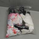 MGparty 100th Day of School Costume for Girls, Old Lady Costume for Kids, Grandma Cosplay Dress Up Accessories (110cm)