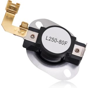 PartsBroz WP3977767 3977767 Dryer Hi-Limit Thermostat - Compatible With Whirlpool Kenmore Maytag Roper Dryers - Replaces AP6009043 PS11742185 3399693 898078 WP3977767VP WED4815EW1 ER3977767 TJ90SET185
