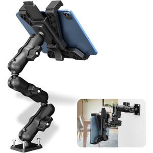 OHLPRO Heavy Duty Tablet Holder for Truck, iPad Holder for Car Drill Base, 360Adjustable 3-Stage Arm Car Mount for All 7" - 11.5" iPad Pro,Mini,Samsung Tab, Nexus, Great for Desks, Wall, Businesses