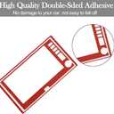 PIUGILH Navigation GPS Screen Panel Cover for Corvette C6 2005-2013 Car Interior Accessories, Real Carbon Fiber Center Display Frame Trim Cover Decoration, 2 PCS