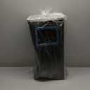 BEAMNOVA Trash Can Indoor Outdoor Black Stainless Steel Commercial Garbage Can Industrial Garbage Enclosure Inside Cabinet with Lid Waste Container, Black, 31 * 25 * 61 cm / 12.2 * 9.8 * 24 in