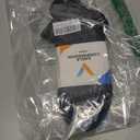 Viasox Ankle Compression Socks for Women & Men, 14 mmHg Support Improves Circulation, Extra Cushioned (Black)
