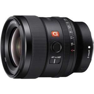 Sony E-mount FE 24mm F1.4 GM Full Frame Wide-angle Prime Lens (SEL24F14GM), Black