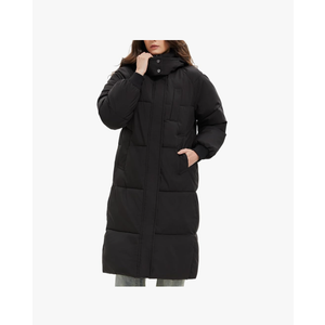 Long Puffer Jacket for Women,2024 Thickened Winter Coat Hooded with Deep Pockets, Ladies Warm Winter Jacket, M