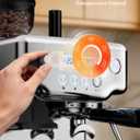 COUPLUX Smallest 58MM Espresso Machine with Grinder, 5 Temp 205℉ Max