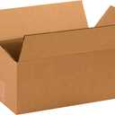 PARTNERS BRAND 14 x 8 x 6 Corrugated Cardboard Boxes, Medium 14"L x 8"W x 6"H, Pack of 25 | Shipping, Packaging, Moving, Storage Box for Home or Business, Strong Wholesale Bulk Boxes