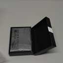 2025 Wallet for Men - RFID [Functional & Practical] Bifold Slim Minimalist Credit Card Holder Pop Up Wallet Metal Case with Cash Slot, Front Pocket with ID Window, Gift Boxed (Carbon Fiber)