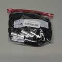 Magnetic Curtain Tiebacks - Decorative Tie Backs for Drapes, 8 Pack Rope Holders, Black