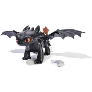 Dreamworks Dragons How to Train Your Dragon, Tame & Train Interactive Toothless with 60 Sounds & Reactions, Kids Toys for Boys & Girls Ages 4 & up