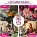 ZYLOSTORE glass cups with lids and straws,iced coffee cups with lids cups,smoothie cup, glass cups set,tumbler with lid and straw and lid, cute cups,gifts for christmas, jars with bambo lids
