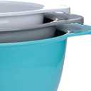 KitchenAid Mixing Bowls with Non-Slip Bottom, Set of 3 (4.5 Qt, 3.5 Qt, 2.5 Qt)
